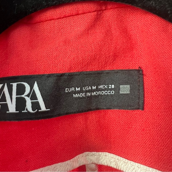 Zara Red Linen Skort Set - Picture 5 of 6